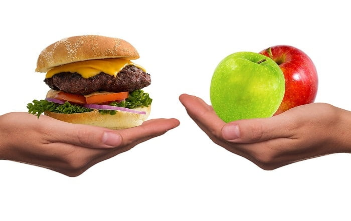 afvallen door vegetarisch eten