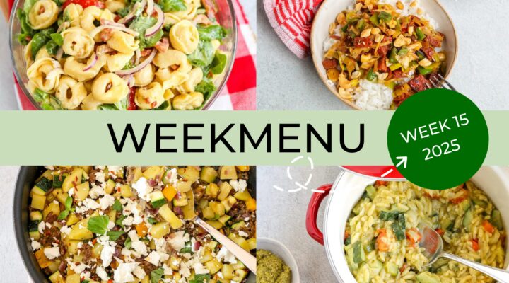 gezond eten weekmenu